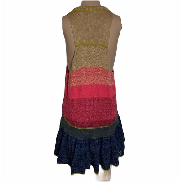 ✨HP✨Sleeveless Peplum Polo KnitHi-LowSweaterTunic✨ - Picture 7 of 10